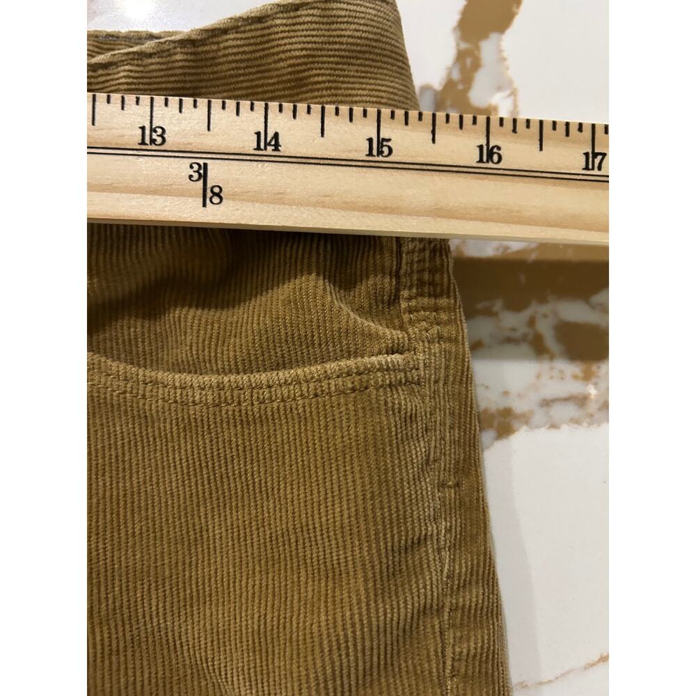 Banana Republic Corduroy Pants Womens 28 Brown Straight Leg Mid Rise 5 Pocket - Picture 11 of 12